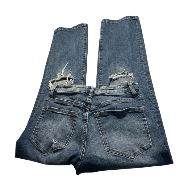 Bohme Straight Leg Distressed Jeans Sz 24 - Picture 6 of 11